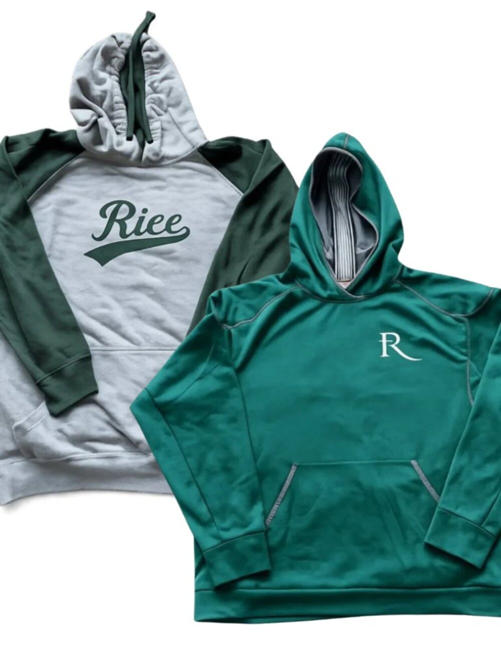 Rice High School Sweatshirt Bundle (2 Pieces) – Size Large – Nike + Hoodie